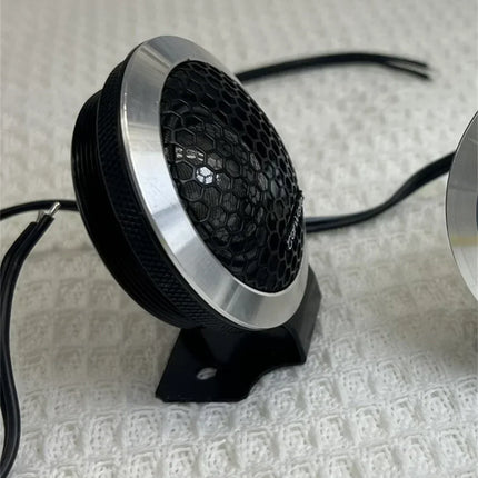 Aluminum Shell Car Universal Modified Audio Wire Ball Tweeter 120W HIFI Stereo Speaker Tweeter Is Easy To Install.