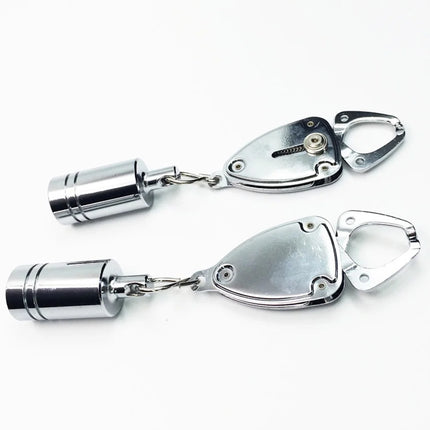 Heavy Steel Nipple Clamps with Hanging Weights - Metal Breast Clips for Women Couples Bondage Restraint, Game Play Adult Sex Toy