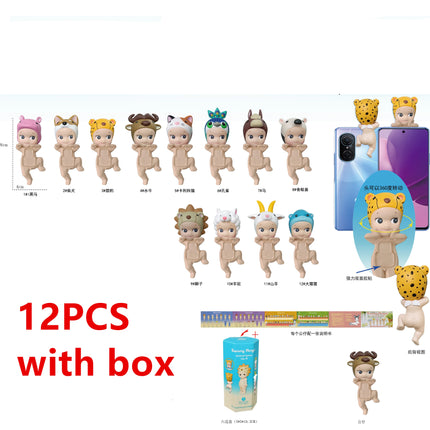 Mini Figure Angel Blind box Animal Series Mystery Box Cute Dolls Decoration Lucky Surprise Birthday Gift
