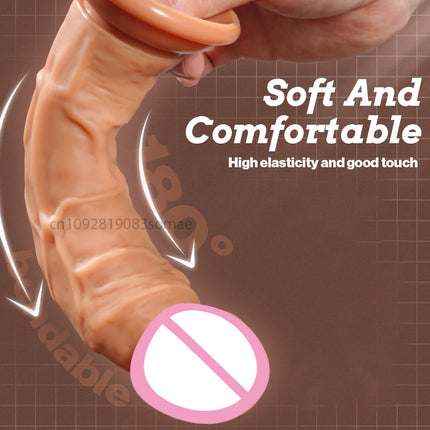 Harness Strap-On Dildo Set Wearable Realistic Silicone Dildos Masturbator Dick Vibrator Anal Penis Dildo Adult Sex Toy Supplies