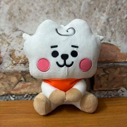 Hot BTed 21Plush Toys Kawaii Mini Keychain Anime Pendant Ornament for Kids 12-22cm Bt Peripherals Soft Stuffed Animals Doll Gift