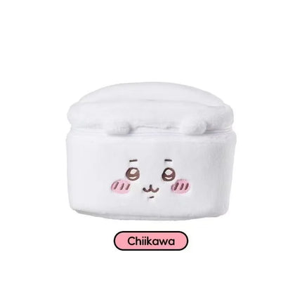 Kawaii Chiikawa Cosmetic Bag Large Capacity Multi-Pocket Design Plush Travel Toiletries Organizer Skin Care Storage Girl Gift