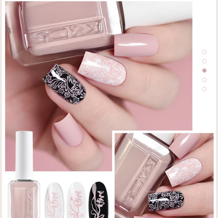 11ml 24 Colors Nail Stamping Polish Gold Silver Nail Art Varnish for Stamping Plate DIY Nail Printing Polish Nail Art Tools