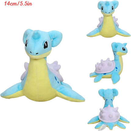 Pokémon Fit Plush Toys Milotic Butterfree Lugia Meowth Haxorus Garchomp Shinx Dragonair Furret Stuffed Plush Dolls Gift Kids