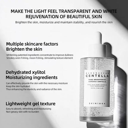 Centella Ampoule Essence Facial Moisturizing Brightening Acne Skin Care Korean Skincare