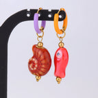 Fish Shell Earrings 1
