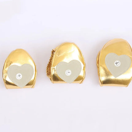 Comfortable Bowknot Belly Dancing Shoes Leather Golden Indian Dance Shoes Foldable Round Toe Foldable Ballet Flats Ladies