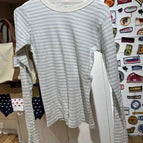 blue o-neck / One Size
