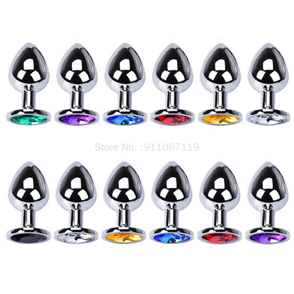 2025 Hot Metal Anal Plug Jewelry Base Beginner To Expert Butt Tail Plug Female Male G-Spot Anus Sex Toys for Couples Adult Games