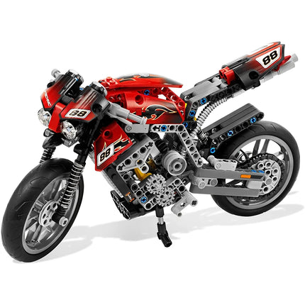 465 Piece Bricks Motorcycl Set City Technical Model Building Blocks Boys Birthday Christmas Gifts Kids Toys For Children