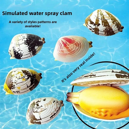 5/10PCSMini Water Spraying Clam Shell Toy for Boys - Simulated Water Gun Prank Toy Summer Outdoor Play Children's Shell Game