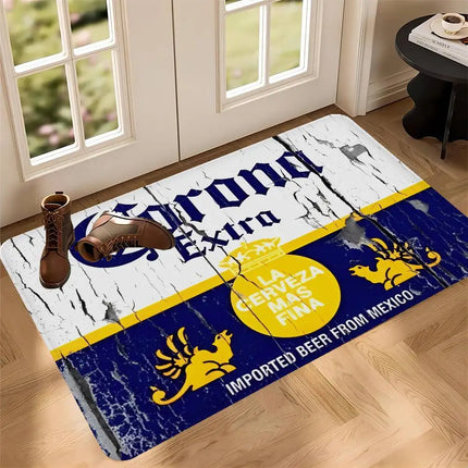 C-Corona E-Extra Beer Floor Carpet Kids Room Bedroom Decoration Balcony Anti-Slip Doormat Living Room Hotel Decor Mat