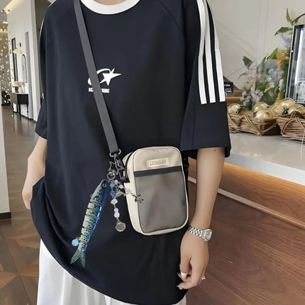 New Plastic Fish Keychain Multi Jointed Simulation Fish Hook Key Chain Backpack Pendant Gifts