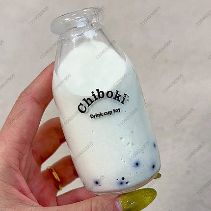 Boba Bottle Stress Ball Squishy Toy Water Bottle Fidget Toys ASMR Sensory Novelty Toys For Kids and Adults Anti Stress Relief