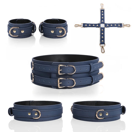 BDSM Bondage Wrist Leg Waist Restraints with Hogtie Kinky Bondage Gear SM Harness for Couples Sex Role Play Games Fetish Toys