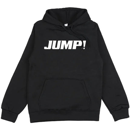 Black and Pink Jump Single Hoodies Korean Girls Band Fashion Sweatshirts Fashion Casual HipHop Sweatshirt Harajuku Unisex