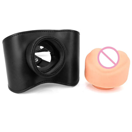 Adults Toys Leather Gag Gag Plug Adult Game Adjustable Penis Masturbation Cup Adult Restraint Slaves Bondage Erotic 18+ Sex Toys