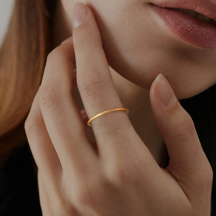 Effie Queen Fashion 925 Sterling Silver Ring Perfect Polished Simple Design Unisex Jewelry Propose Wedding Jewelry Gift APR33