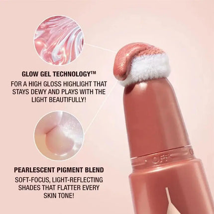 Liquid Highlight Shadow Pen Compact Skin-friendly Facial Contours Makeup Lasting Setting Honey Powder Soft Texture Beauty Tool