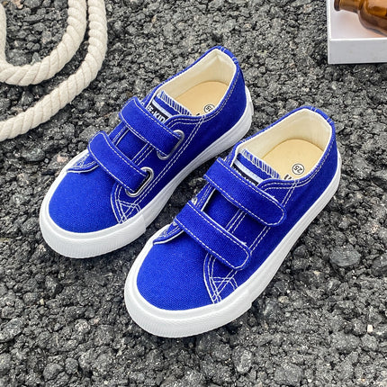 5059 Spring and Autumn New Fashion Children's Canvas Shoes Solid Color Boys and Girls Board Shoes Korean Soft Sole Skateboarding