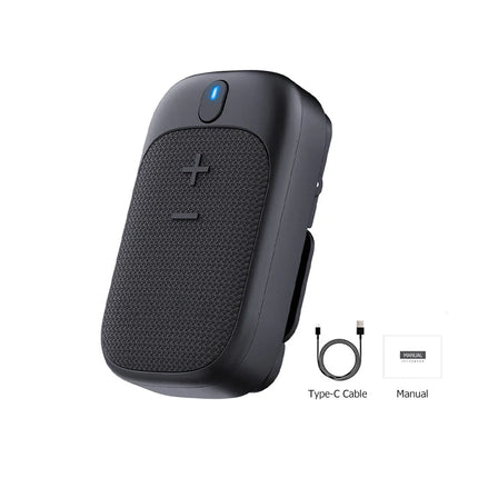 Wearable Bluetooth Speaker Mini Magnetic Clip Wireless Speaker 15H Playtime Portable Outdoor Waterproof Hands-free Call Speaker