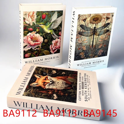 3Pcs/Set Luxury Fake Book Storage Box Fashion Decorative Books Design Coffee Table Bedroom Shelf Islam Home Decor New York Paris