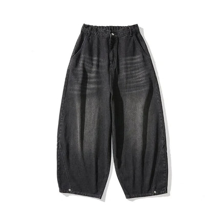 Spring Men Streetwear Denim Pants Men Harajuku Washed Baggy Jeans Men Y2K Fashion Punk Casual High Waist Wide Leg Pants