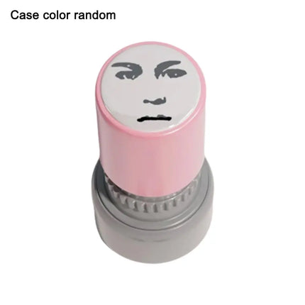 New Prank Trick Engraved Funny Seal Stamp Self-Inking Printing Kids Stamp Creative Novetly Face Memes Seal Clear Stamps