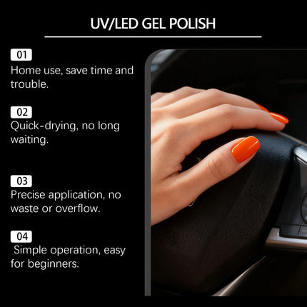 6 Color Nail Polish Pen Bright Color Smooth Drawing Quick Dry Long Wear Easy Grip Portable DIY Nail Creation Nail Art Pens Set