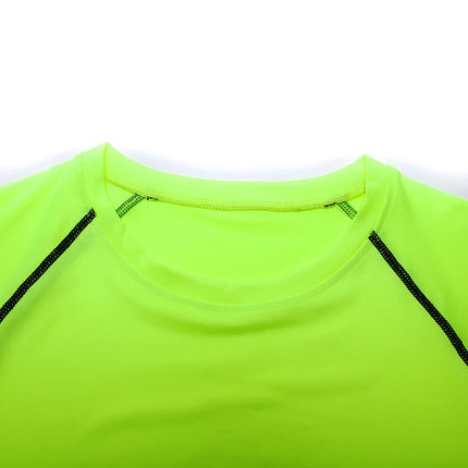Compression T Shirt Men Summer Sportswear Running T-shirt Elastic Quick Dry Sport Tops Tee Athletic Gym Workout Shirts Men