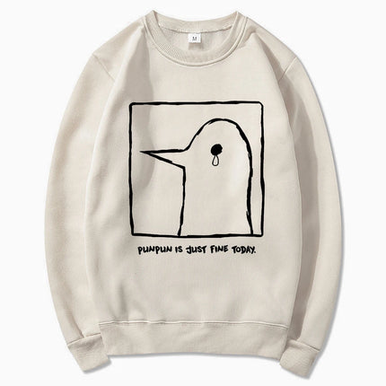 Goodnight Punpun Hoodie Women Harajuku Graphic Kawaii Hoodies Unisex Anime Manga Cartoon Oyasumi Punpun Pullover Sweatshirts