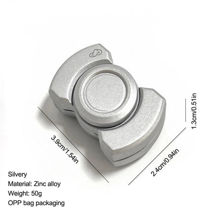 Fun 3-in-1 Play EDC Fidget Toy Personalized Skull Ghost Fidget Spinner Alloy Metal Fidget Slider Stress Relief Toy ADHD Tools