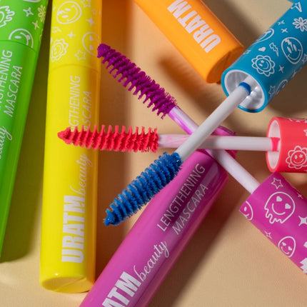 Colorful UV Mascara,Long-lasting Neon Mascara Curling Mascara Glow-in-the-Dark Eyelash Eye Makeup Club Parties Makeup Cosmetics