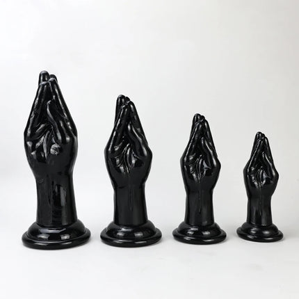 4 Sizes Huge Hands Finger Anal Plug Clear Arm Anus Prostate Massage Big Butt Plug G Spot Masturbation Gay Sex Toys For Women Men