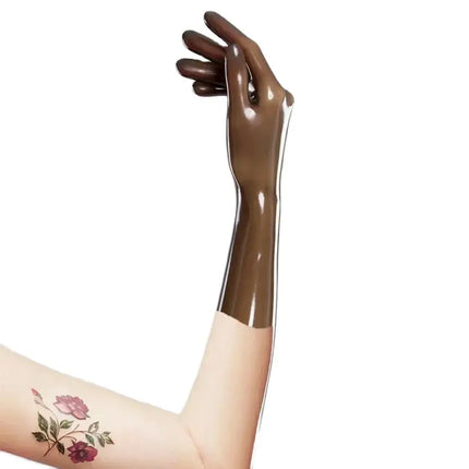 women gloves fetish latex  pants rubber underwear  wetlook  female catsuits maid cosplay