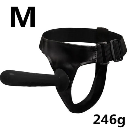 Strap-On Big Dildo Vibrator Strapon Ultra Elastic Harness Belt Adult Sex Toys For Woman Lesbian Double Penis Realistic Dildos
