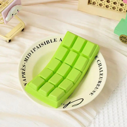 Simulated Chocolate Squishy Slow Rising Squeeze Toy Simulation Food Slow Rebound Chocolate Stress Release Desktop Ornament