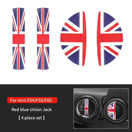 Car Door Handle Decoration Leather Sticker For Mini Cooper JCW F56 F60 F55 F54 R56 R60 R55 Countryman Car Interior Accessories