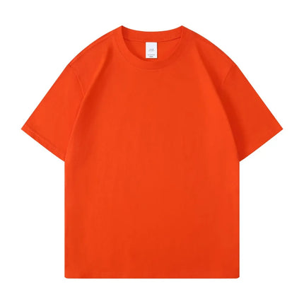 Custom T-Shirt Personalized Logo Photo Text Image Brand Print 100% Cotton Solid 5XL Team Workwear Men Women DIY Your Design Tees