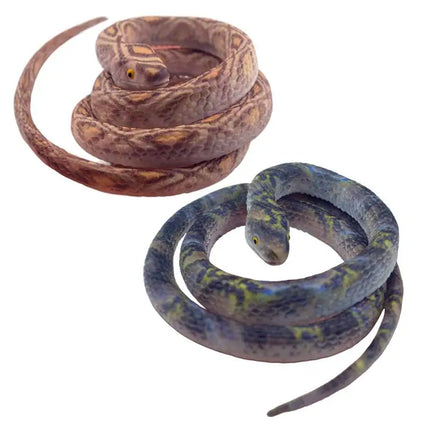 70cm Fake Snake Decoration Prank Toys Realistic Rubber Snakes Keep Birds Away Toys That Look Real Halloween Party Favors