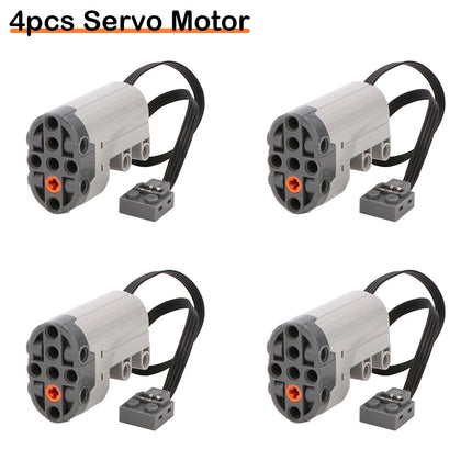 Power Functions M L XL Motor Servo Motor Technical Part 8882 8883 88003 88004 MOC Building Block Toy Compatible with legoeds Car