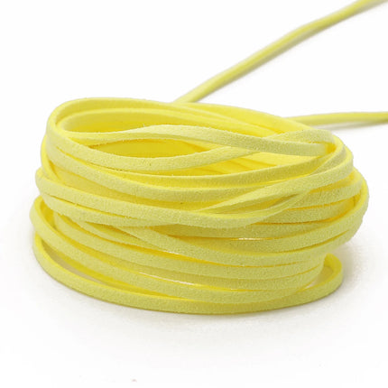 3mm Faux Suede Braided Cord Korean Velvet Leather For Handmade DIY Beading Bracelet Jewelry Making Thread String Rope 1m/4m/roll