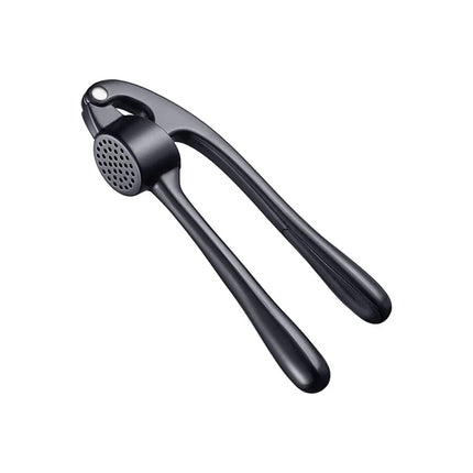 LMETJMA Premium Garlic Press Stainless Steel Garlic Mincer Garlic Crusher Easy to Squeeze and Clean Kitchen Tools JT202