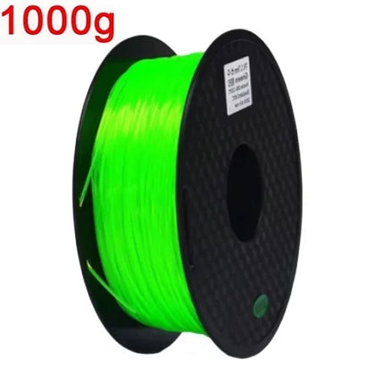 Flexible Filament Transparent TPU 1.75mm 1kg 500g 250g Fit FDM 3D Printer Material 95A Soft TPU Filament Clear Blue Green Red