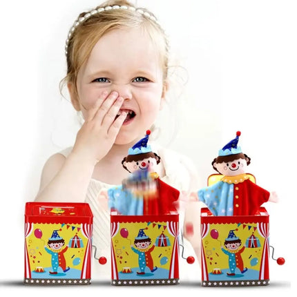 With Music Children's Musical Toy Metal Montessori Classic Music box Collection Early Education Jack in the Box