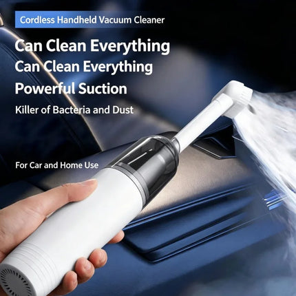 Portable Handheld Vacuum Cleaner, Strong Suction Rechargeable Mini Vacuum for Home & Car Use
