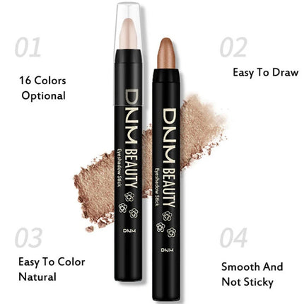 1Pc Pearlescent Eyeliner 15 Colors Waterproof Long-Lasting Non-Smudge Glitter Eye Makeup for Smokey Eyes