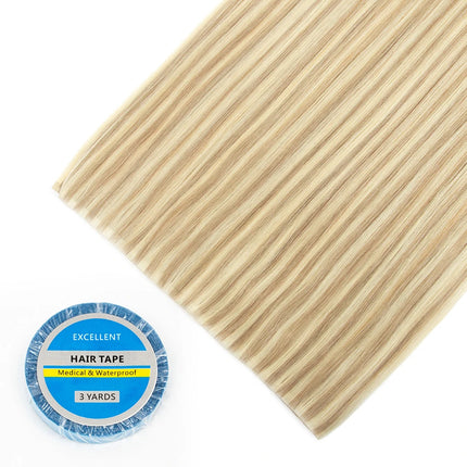 BOYMIA Invisible Long Tape PU Weft Human Hair Injected Tape In Hair Extensions Silky Easy to Use Remy Human Hair 12-22 Inch