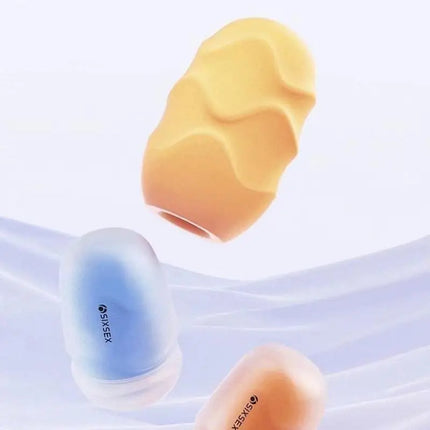 Realistic Male Masturbator Pocket Pussy Texture Suction Blowjob Vagina Masturbation Portable Male Masturbator Egg Men Sex Toy