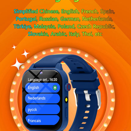 2025 New Smart Watch For Children HD Touch Screen Camera 18 Games Sleep Monitoring Alarm Clock Calculator Birthday Gift Boy Girl